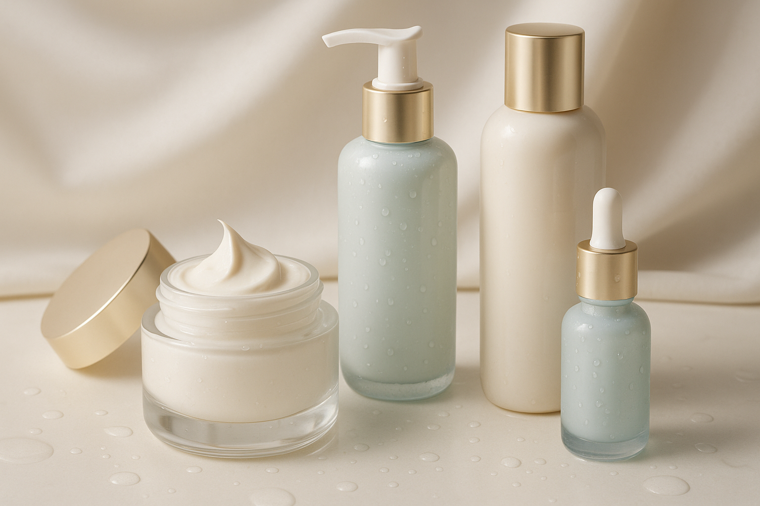 Banner per prodotti skincare